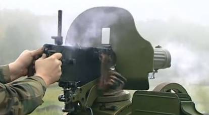 Ukrainian Terodefense uses machine guns of the 1910 model with might and main