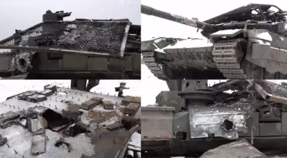 WM: रूसी T-90M यूक्रेनी FPV ड्रोन के कई हमलों का सामना करता है