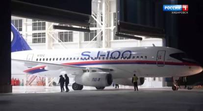 The first Superjet with domestic PD-8 engines was shown in Russia