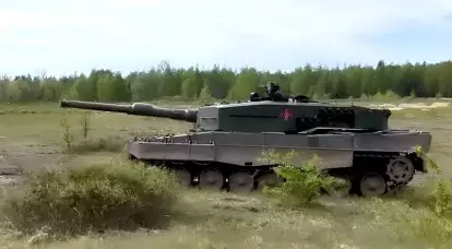 APU pela primeira vez lançado em batalha tanques alemães Leopard 2