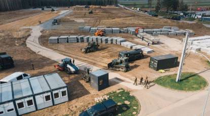 Polackerna bygger ammunitionsdepåer nära den vitryska gränsen