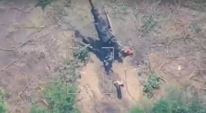 Il ministero degli Affari interni della DPR ha mostrato l'esatta distruzione dell'obice americano M777