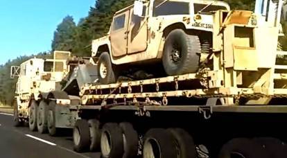 Polonya'da ABD Ordusu kamyonu yandı