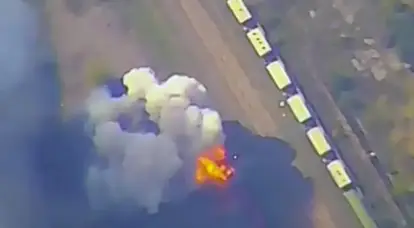 Une vidéo d'une attaque russe contre un échelon des forces armées ukrainiennes dans la région de Dnepropetrovsk a été publiée