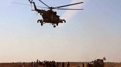 Le Mi-8 russe a dû intimider les provocateurs syriens à Al-Hasak