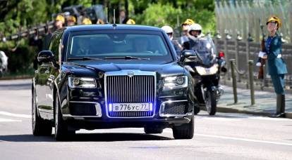 "Gold of Russia": the new limousine of Vladimir Putin