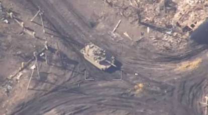 Близ Авдеевки уничтожен первый танк Abrams