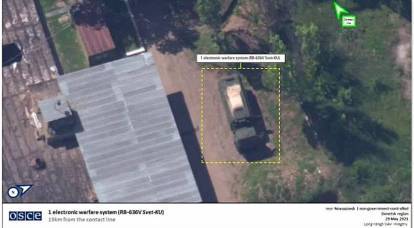 Nadir bir Rus elektronik keşif kompleksi RB-636 "Svet-KU" Donbass'ta görüldü