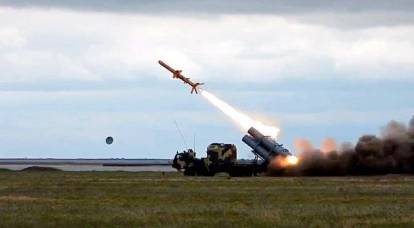 На Украине показали залповый пуск противокорабельных ракет «Нептун»