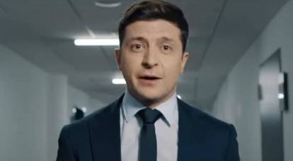 Poroschenkos Team veröffentlichte ein Video, in dem Zelensky von einem Muldenkipper angefahren wird