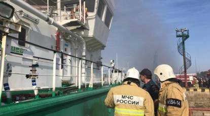 Im Hafen von Machatschkala explodierte ein Tanker. Es sind Tote