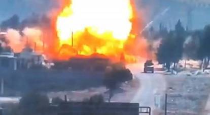 Suriye'de Rus-Türk köşesinin patlamasına dair bir video vardı