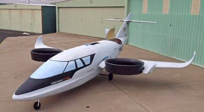 Se probó un prototipo de un avión de tres ventiladores en EE. UU.