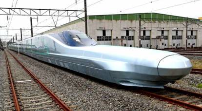 Japanese "bullet train" passes the first test