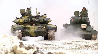 Russia was able to collect combat vehicles superior to the enemy from old tanks