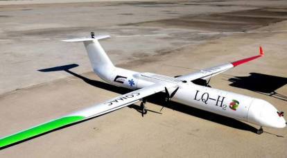 The Chinese tested the model of a passenger aircraft on hydrogen
