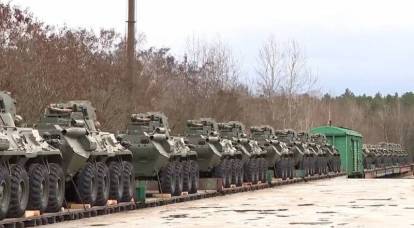 Kiev ha considerato la consegna del nuovo BTR-82A per le forze armate della Bielorussia come preparazione per l'offensiva