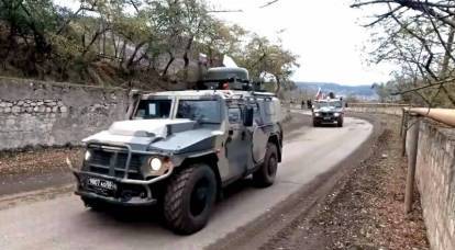 Armenian side substitutes Russian peacekeepers in Nagorno-Karabakh