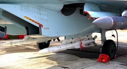 The Network appreciated the armament of the Su-35S flying on a mission to Ukraine