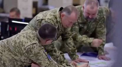 Published footage from the Ukrainian command and control center of the Armed Forces of Ukraine
