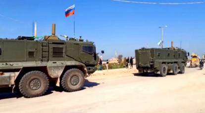 Amerikalılar, Suriye'de büyük bir Rus Tayfun konvoyuna giden yolu kapattı