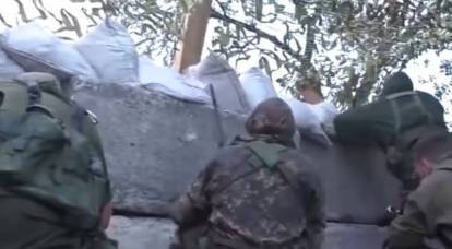 Unbekannter Scharfschütze "bestrafte" einen Soldaten der Streitkräfte der Ukraine für eine unanständige Geste