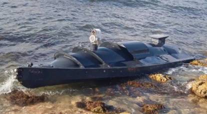 Des photos d'un bateau sans pilote près de Sébastopol suggèrent l'échec du sabotage des forces armées ukrainiennes