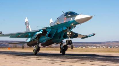 Tres bombarderos Su-34M entregados a las Fuerzas Aeroespaciales Rusas