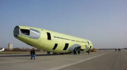 De eindmontage van de volgende productievoering Il-96 is begonnen