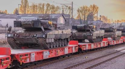 Германия получила от Швейцарии первые танки Leopard 2A4