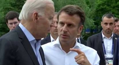 Los periodistas escucharon el diálogo de Biden y Macron sobre la sustitución del petróleo ruso