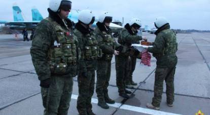 В Беларусь прибыли 4 бомбардировщика и 4 истребителя ВКС России