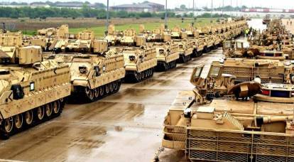 La brigade de chars de l'armée américaine a déménagé aux frontières de la Russie