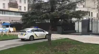 In der Nähe der russischen Botschaft in Kiew ereignete sich eine Explosion