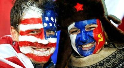 How do Americans differ from Russians?