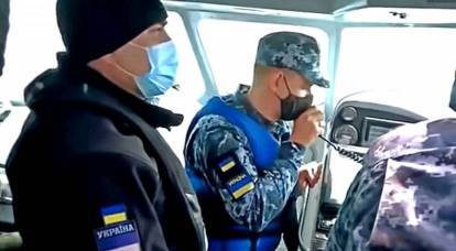 Tehlikeli olduğu için: ABD'li muhabirleri taşıyan bir Ukrayna askeri botu Rus gemisine yaklaşmaya cesaret edemedi
