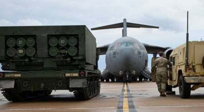 In the United States, loading of multiple launch rocket systems for Ukraine began on aircraft