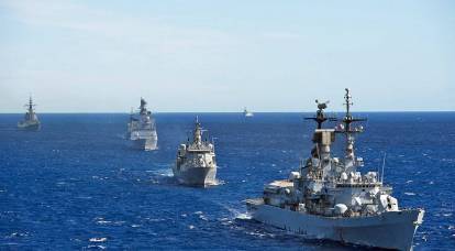 Появились кадры захода кораблей НАТО в Черное море