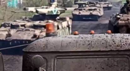 Donbass'ta bir Rus "Terminatörleri" sütunu çekildi