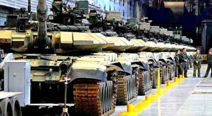 US strikes Russian tanks