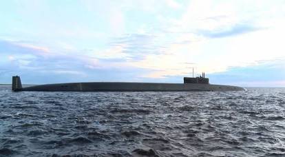 "The best Russian submarine" went to the test