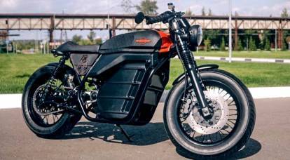 A lendária motocicleta "Izh" recebeu uma versão elétrica
