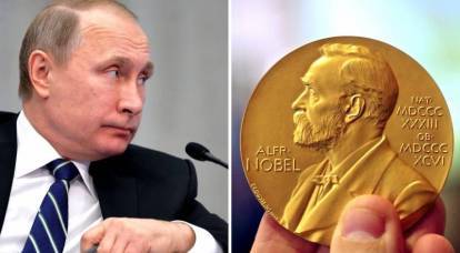 "Nobel Prize" for Putin: Isn't It Time for Russia to Stop Being Humiliated in Front of the West?