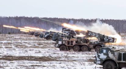 A artilharia russa de foguetes destruiu até 150 militantes ucranianos perto de Kremennaya