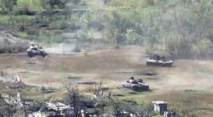 Показана тщетная попытка танков ВСУ вторгнуться в Пески