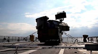 The Vasily Bykov corvette taking part in the NWO was re-armed by installing the Tor-M2KM air defense system on the deck