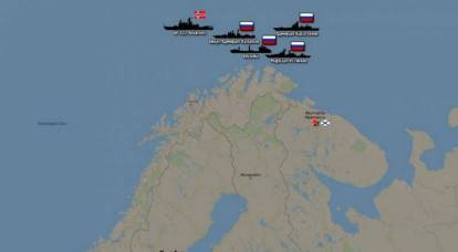 The current position of the strike group of the Northern Fleet, which will conduct firing near the UK, has been determined