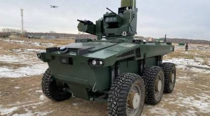 ロシアのマーカーロボットは、ドイツの戦車と戦うためにNWOゾーンに送られます