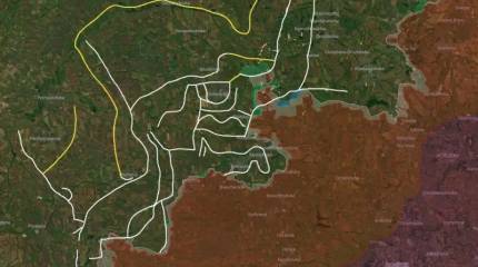 Опубликованы карты и снимки последнего рубежа обороны ВСУ в Покровске