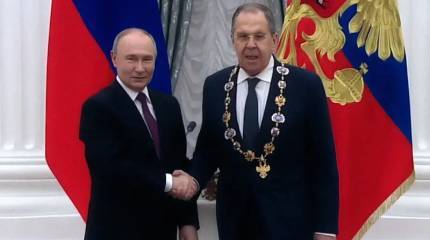 Сергей Лавров награжден высшей государственной наградой РФ
